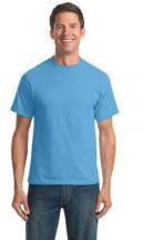 Port & Company Adult Unisex Tall Core 5.5-ounce, 50/50 cotton/poly Blend Short Sleeve T-shirt